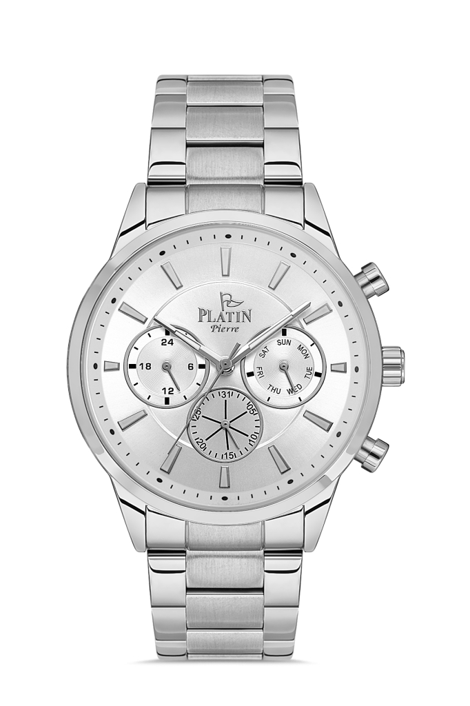 PLATİN PİERRE ERKEK KOL SAATİ