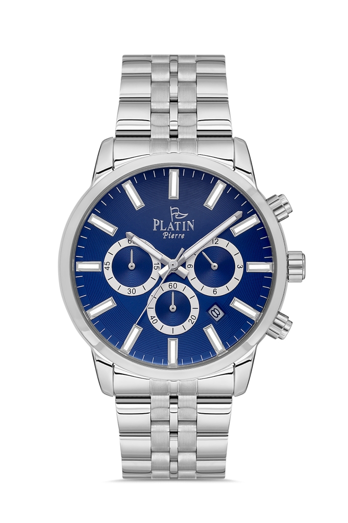 PLATİN PİERRE ERKEK KOL SAATİ