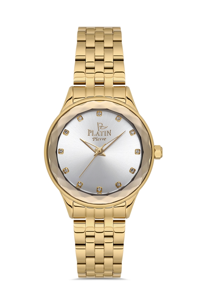 PLATİN PİERRE KADIN KOL SAATİ