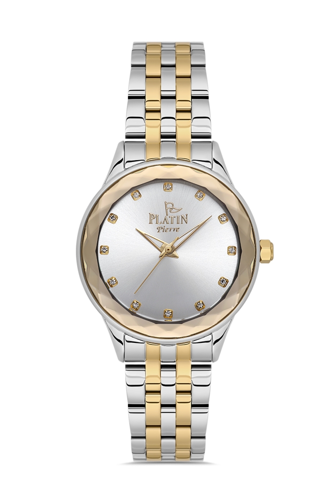 PLATİN PİERRE KADIN KOL SAATİ