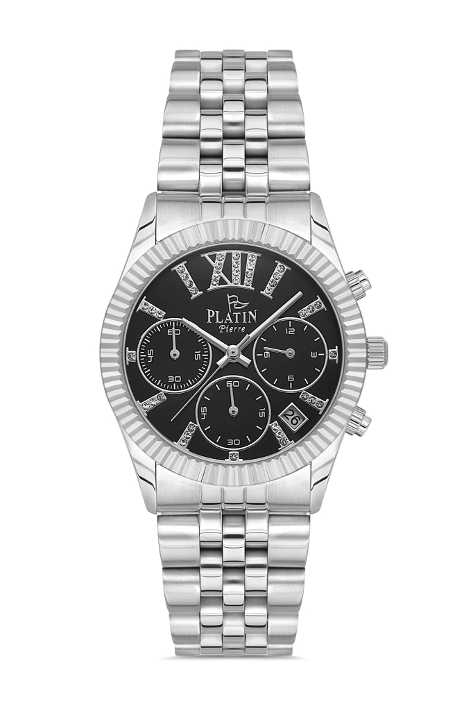PLATİN PİERRE KADIN KOL SAATİ