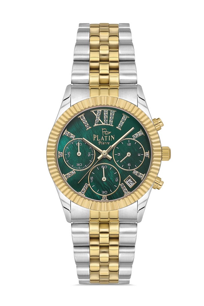 PLATİN PİERRE KADIN KOL SAATİ