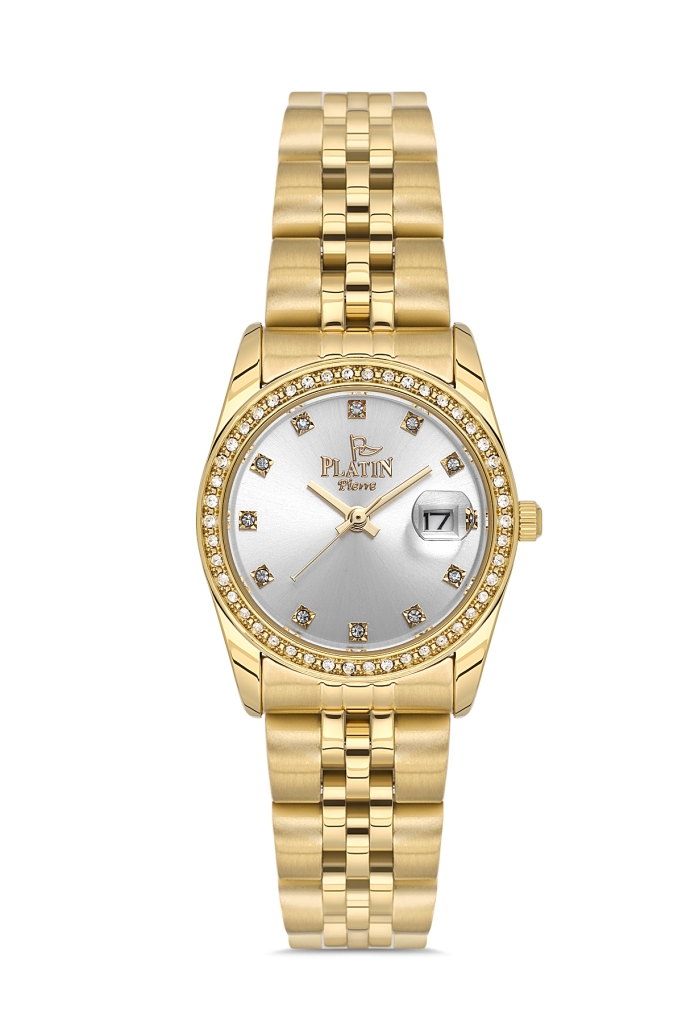 PLATİN PİERRE KADIN KOL SAATİ