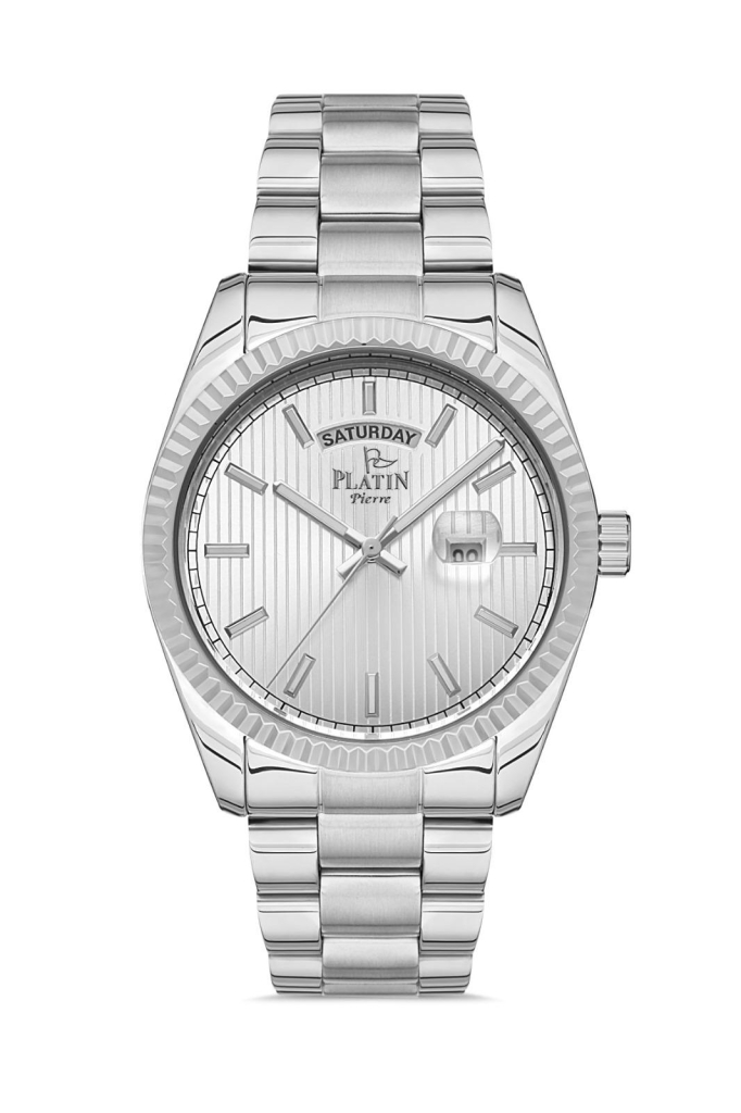 PLATİN PİERRE ERKEK KOL SAATİ