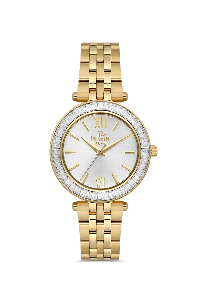 PLATİN PİERRE KADIN KOL SAATİ