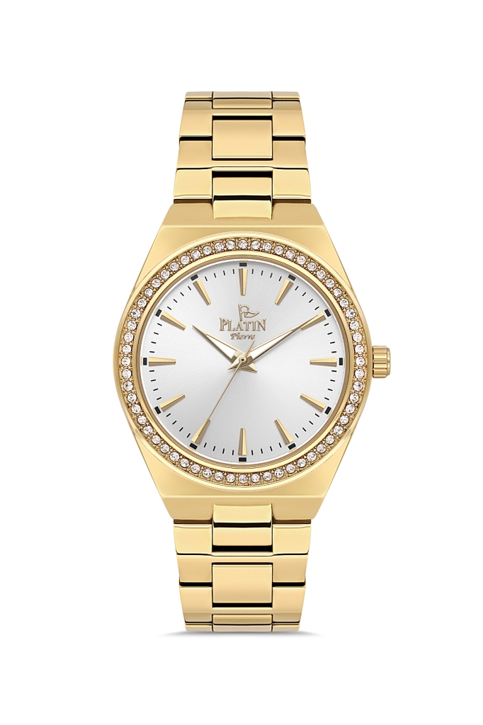 PLATİN PİERRE KADIN KOL SAATİ