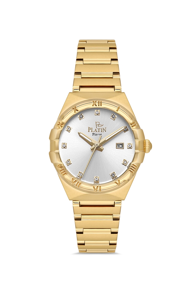 PLATİN PİERRE KADIN KOL SAATİ