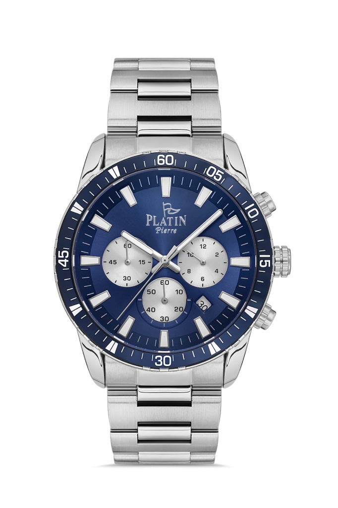 PLATİN PİERRE ERKEK KOL SAATİ