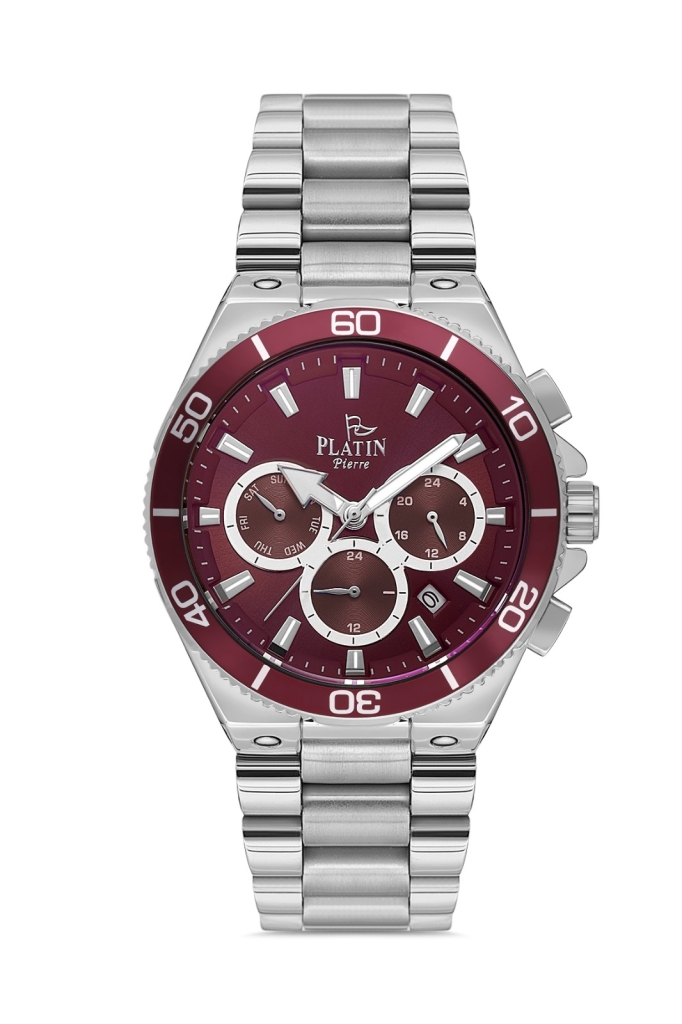 PLATİN PİERRE ERKEK KOL SAATİ