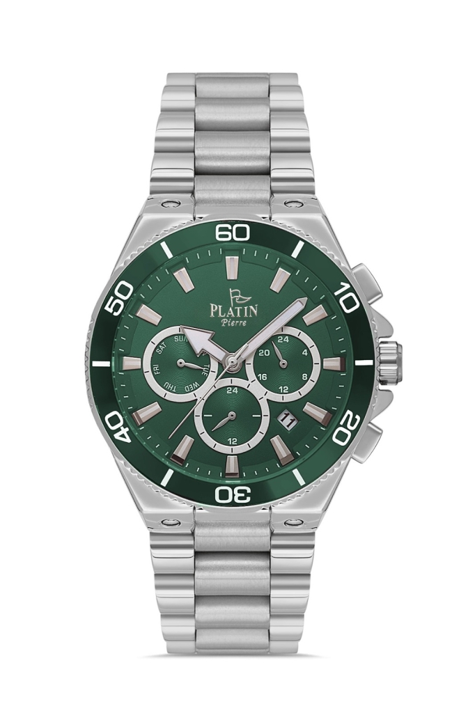 PLATİN PİERRE ERKEK KOL SAATİ