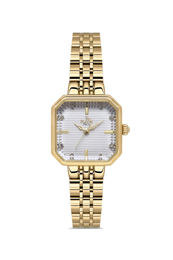 PLATİN PİERRE KADIN KOL SAATİ