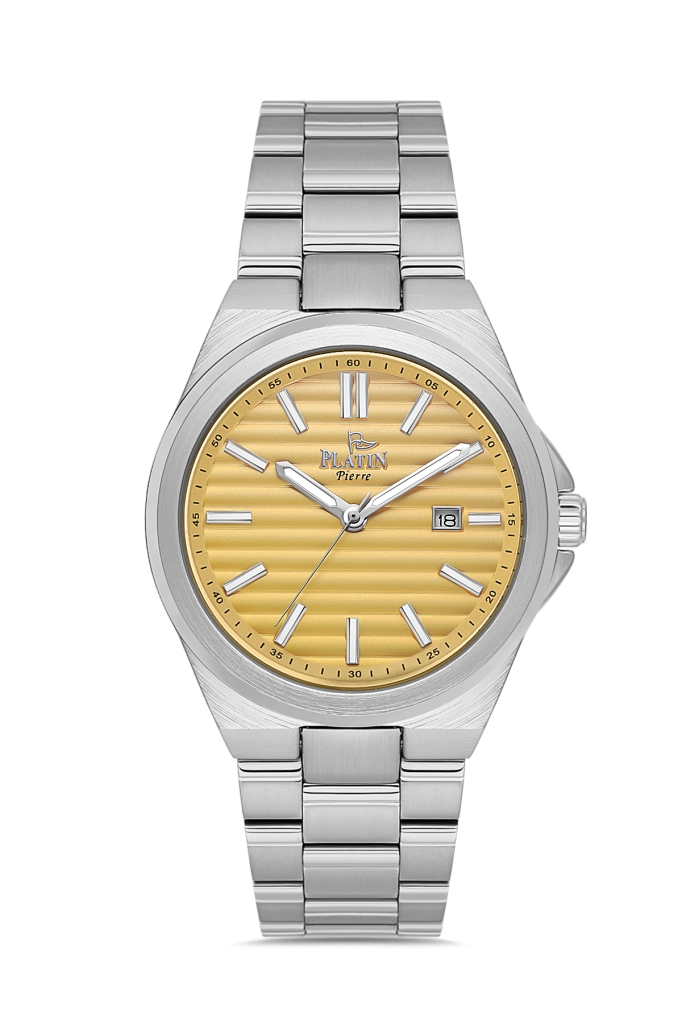 PLATİN PİERRE ERKEK KOL SAATİ