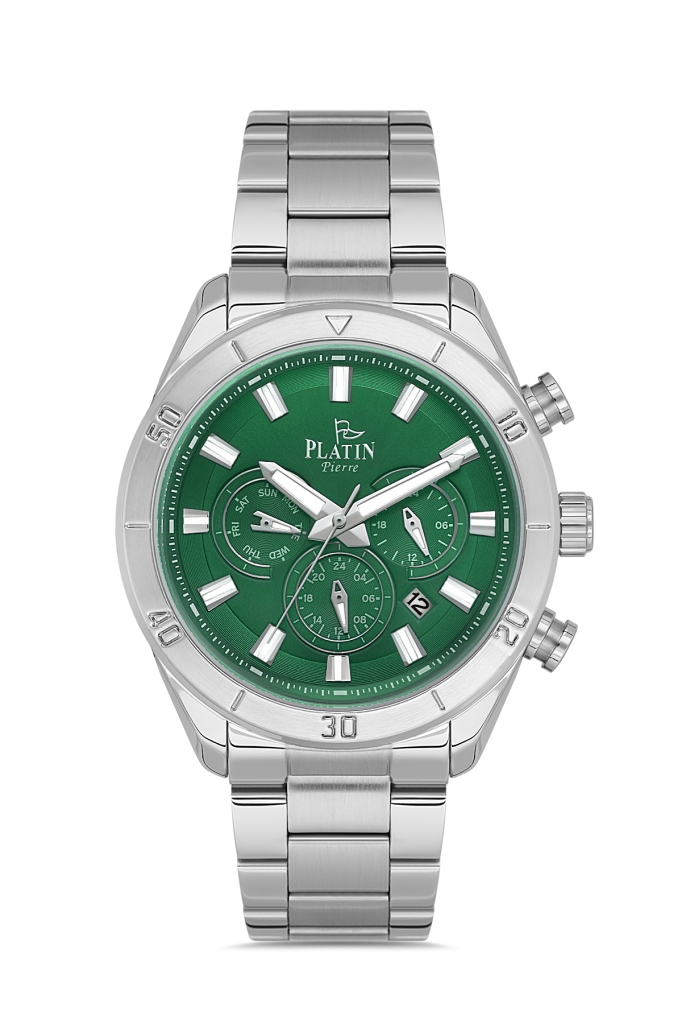PLATİN PİERRE ERKEK KOL SAATİ
