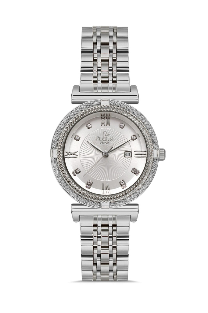 PLATİN PİERRE KADIN KOL SAATİ