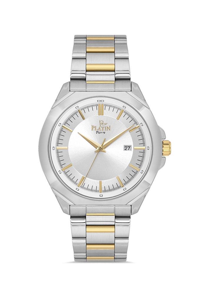 PLATİN PİERRE ERKEK KOL SAATİ