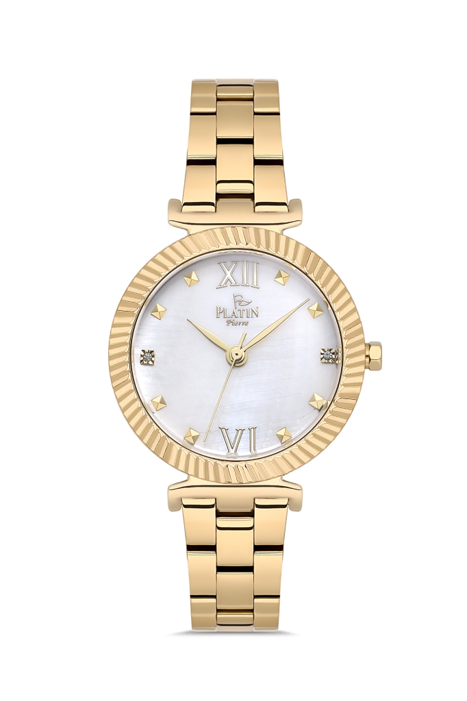 PLATİN PİERRE KADIN KOL SAATİ