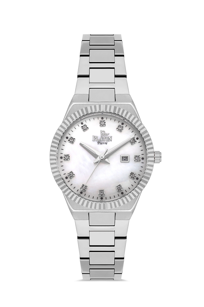 PLATİN PİERRE KADIN KOL SAATİ