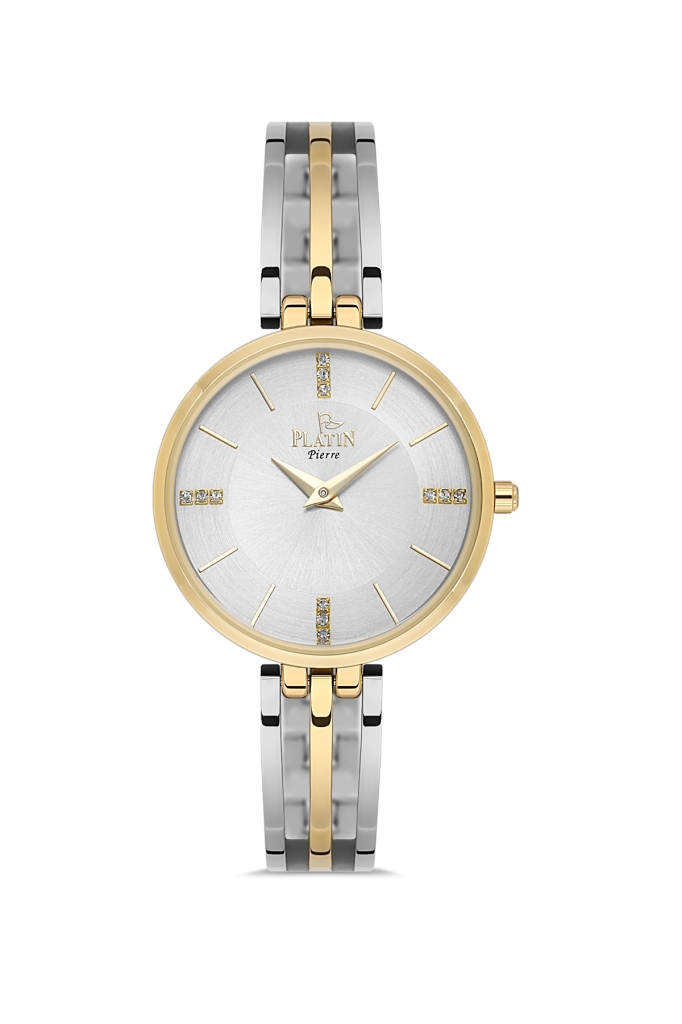 PLATİN PİERRE KADIN KOL SAATİ