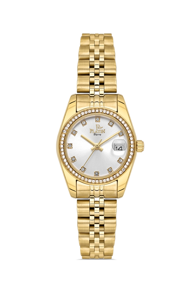 PLATİN PİERRE KADIN KOL SAATİ