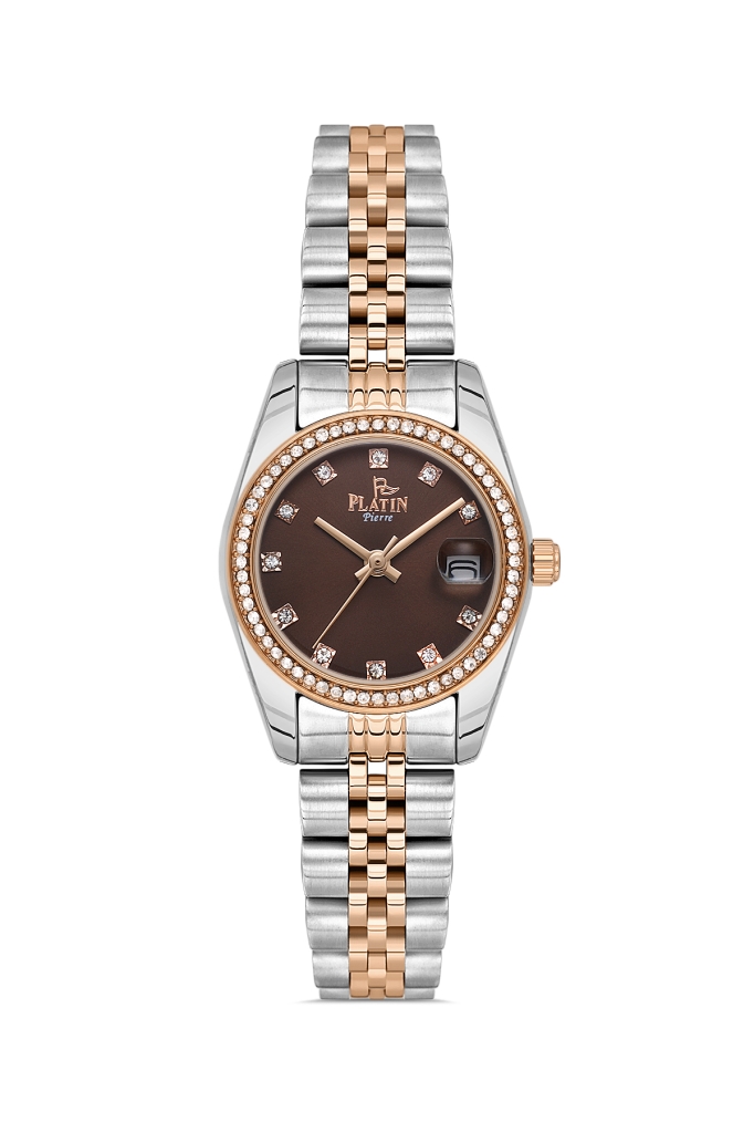 PLATİN PİERRE KADIN KOL SAATİ