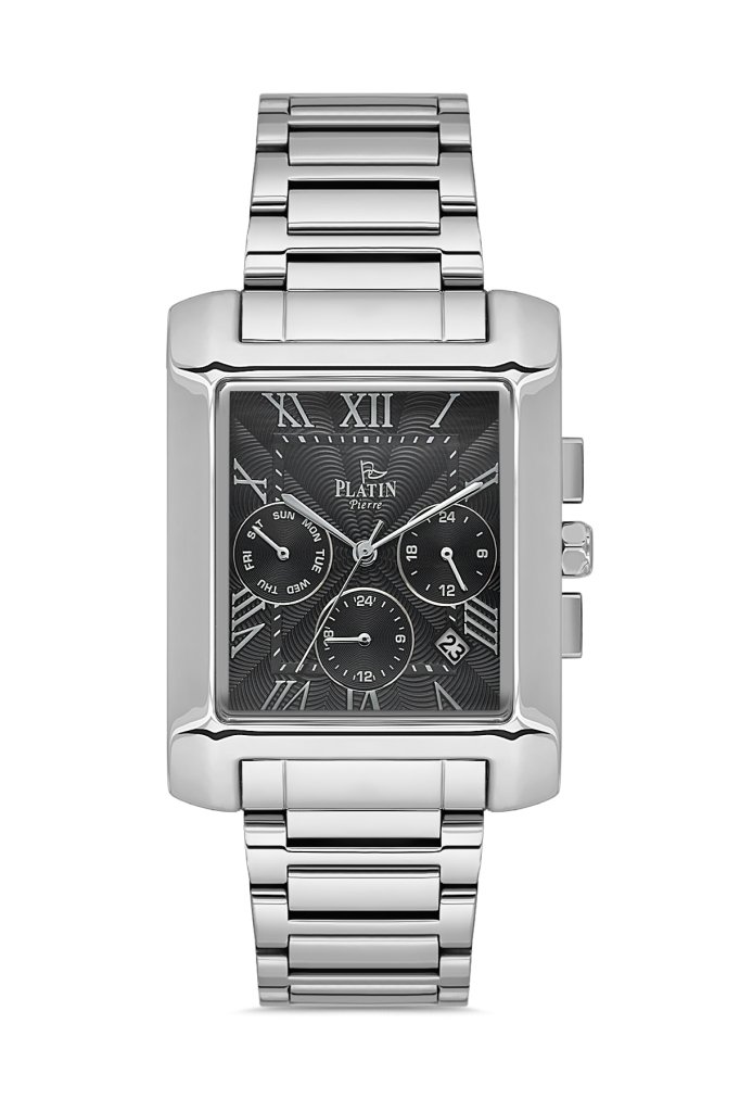 PLATİN PİERRE ERKEK KOL SAATİ