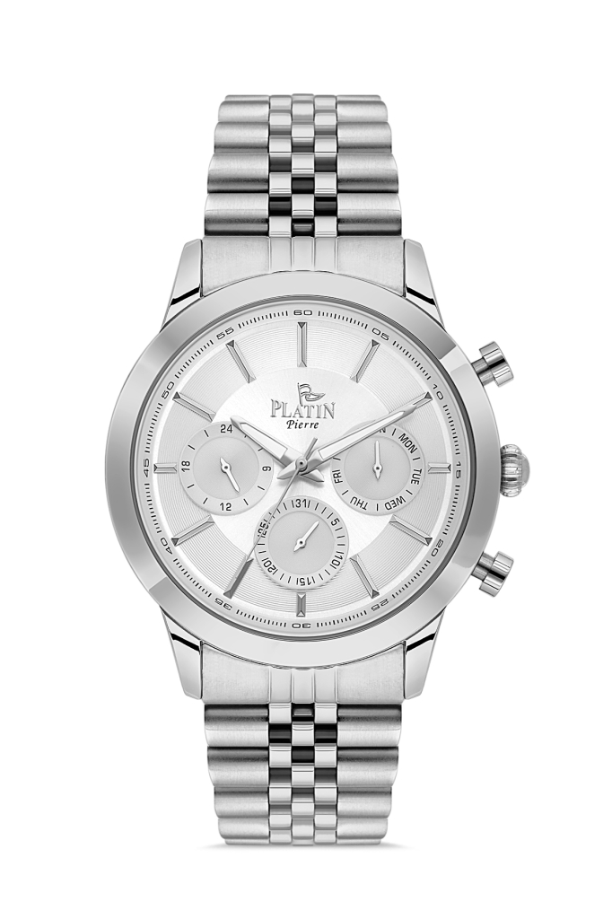 PLATİN PİERRE ERKEK KOL SAATİ