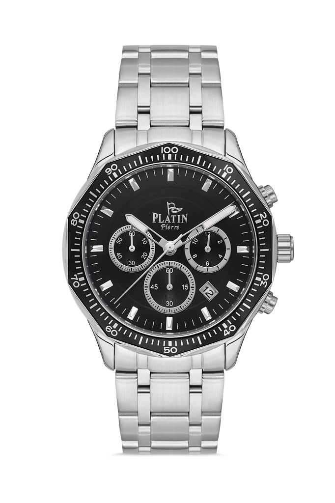 PLATİN PİERRE ERKEK KOL SAATİ
