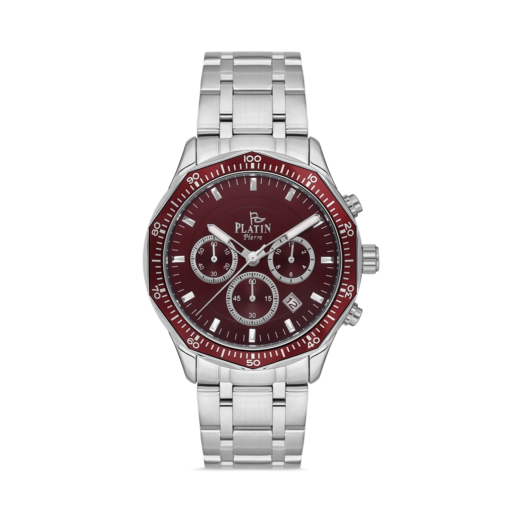 PLATİN PİERRE ERKEK KOL SAATİ
