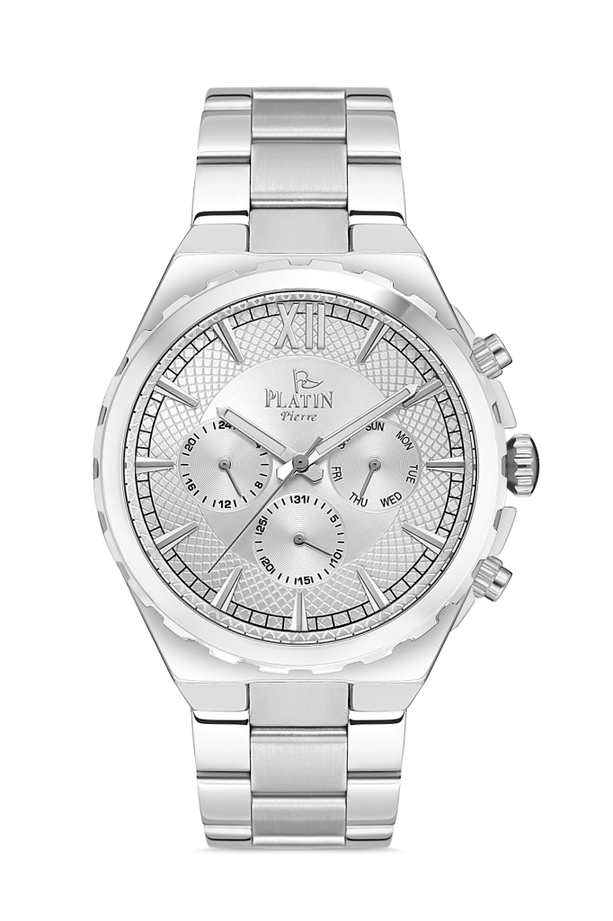 PLATİN PİERRE ERKEK KOL SAATİ