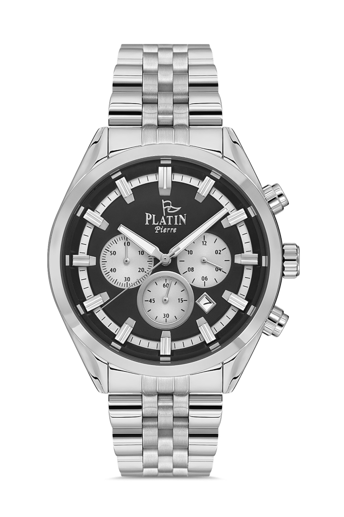 PLATİN PİERRE ERKEK KOL SAATİ