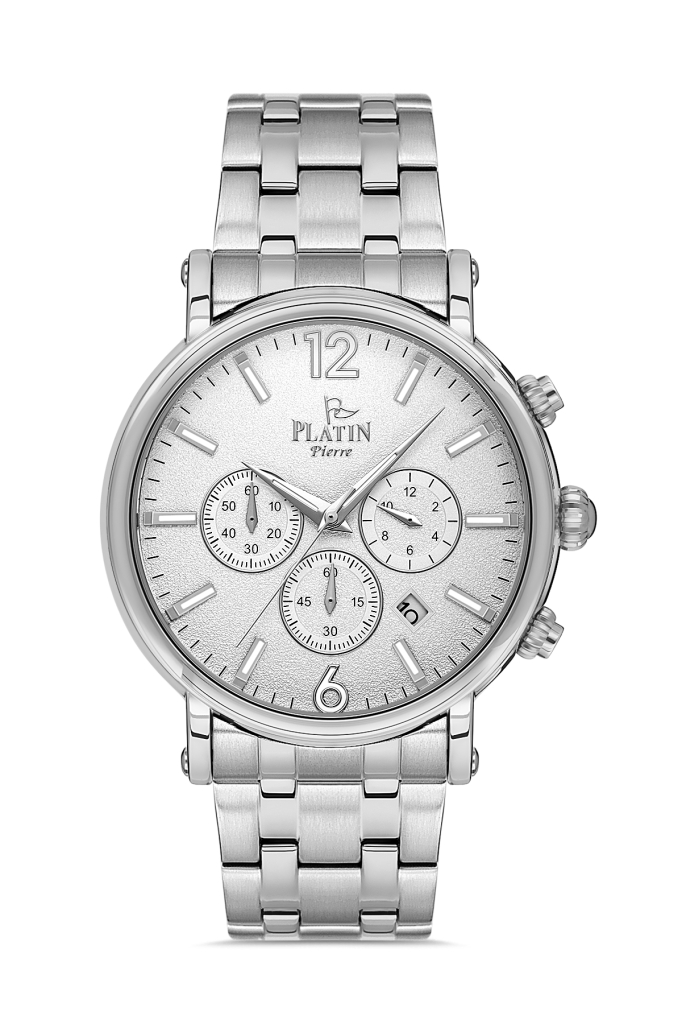 PLATİN PİERRE ERKEK KOL SAATİ