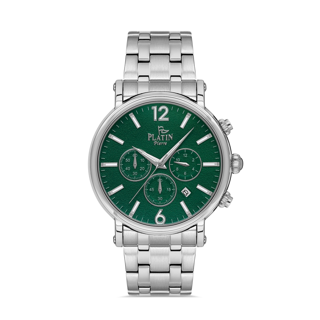 PLATİN PİERRE ERKEK KOL SAATİ