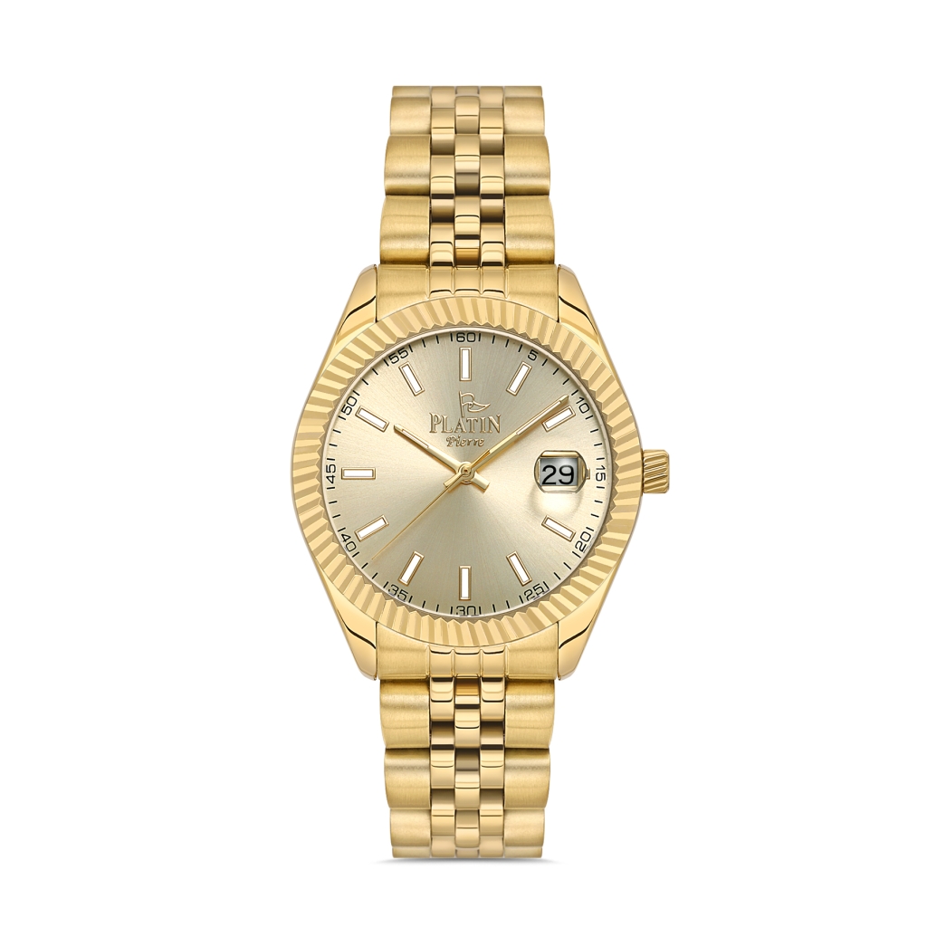 PLATİN PİERRE KADIN KOL SAATİ