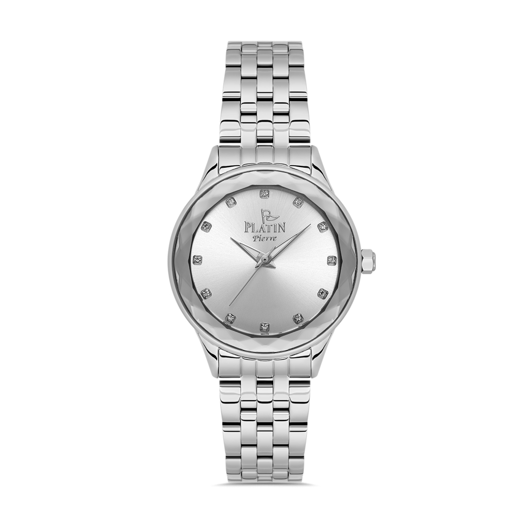 PLATİN PİERRE KADIN KOL SAATİ
