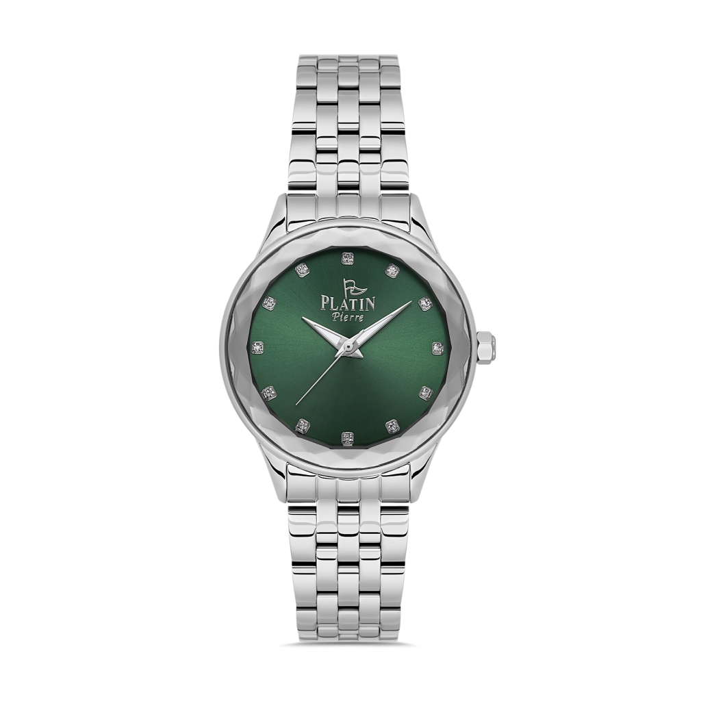 PLATİN PİERRE KADIN KOL SAATİ