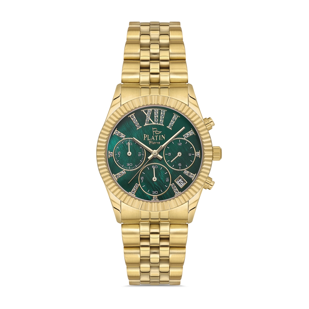 PLATİN PİERRE KADIN KOL SAATİ