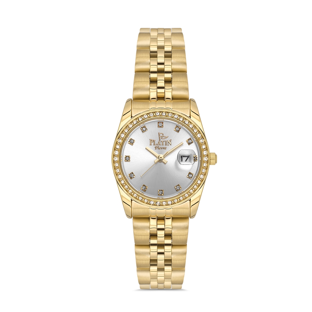 PLATİN PİERRE KADIN KOL SAATİ