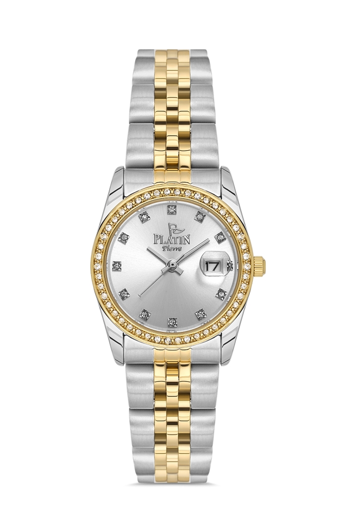 PLATİN PİERRE KADIN KOL SAATİ