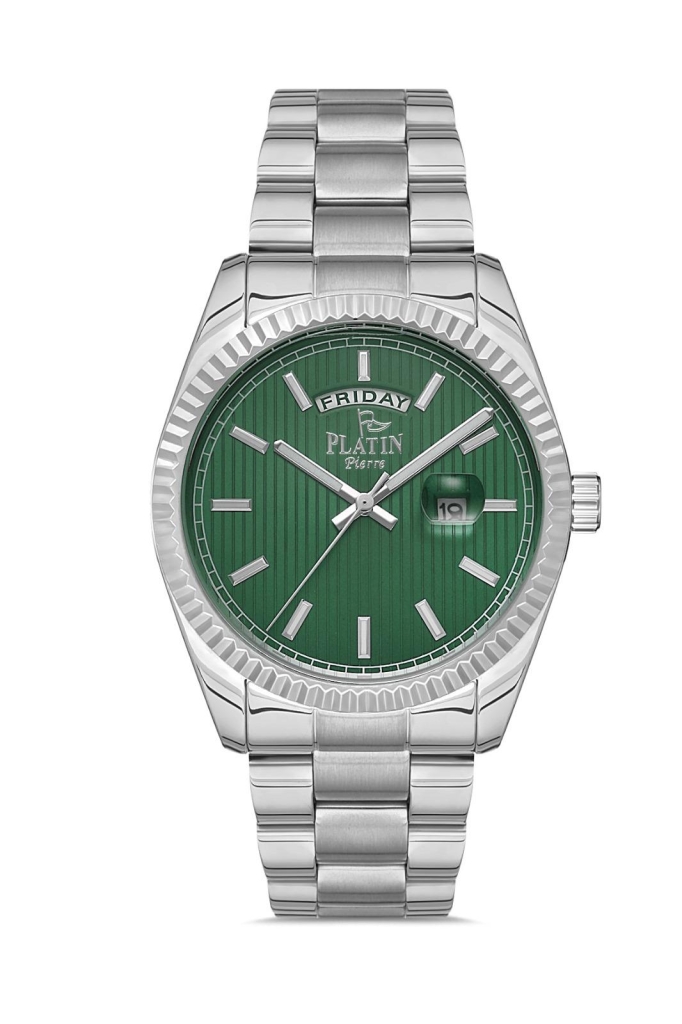 PLATİN PİERRE ERKEK KOL SAATİ