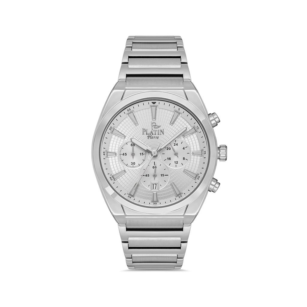 PLATİN PİERRE ERKEK KOL SAATİ