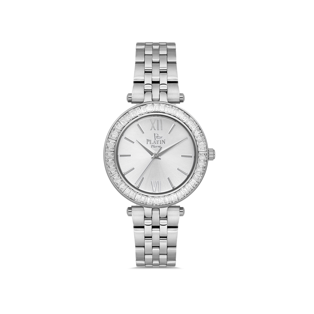 PLATİN PİERRE KADIN KOL SAATİ