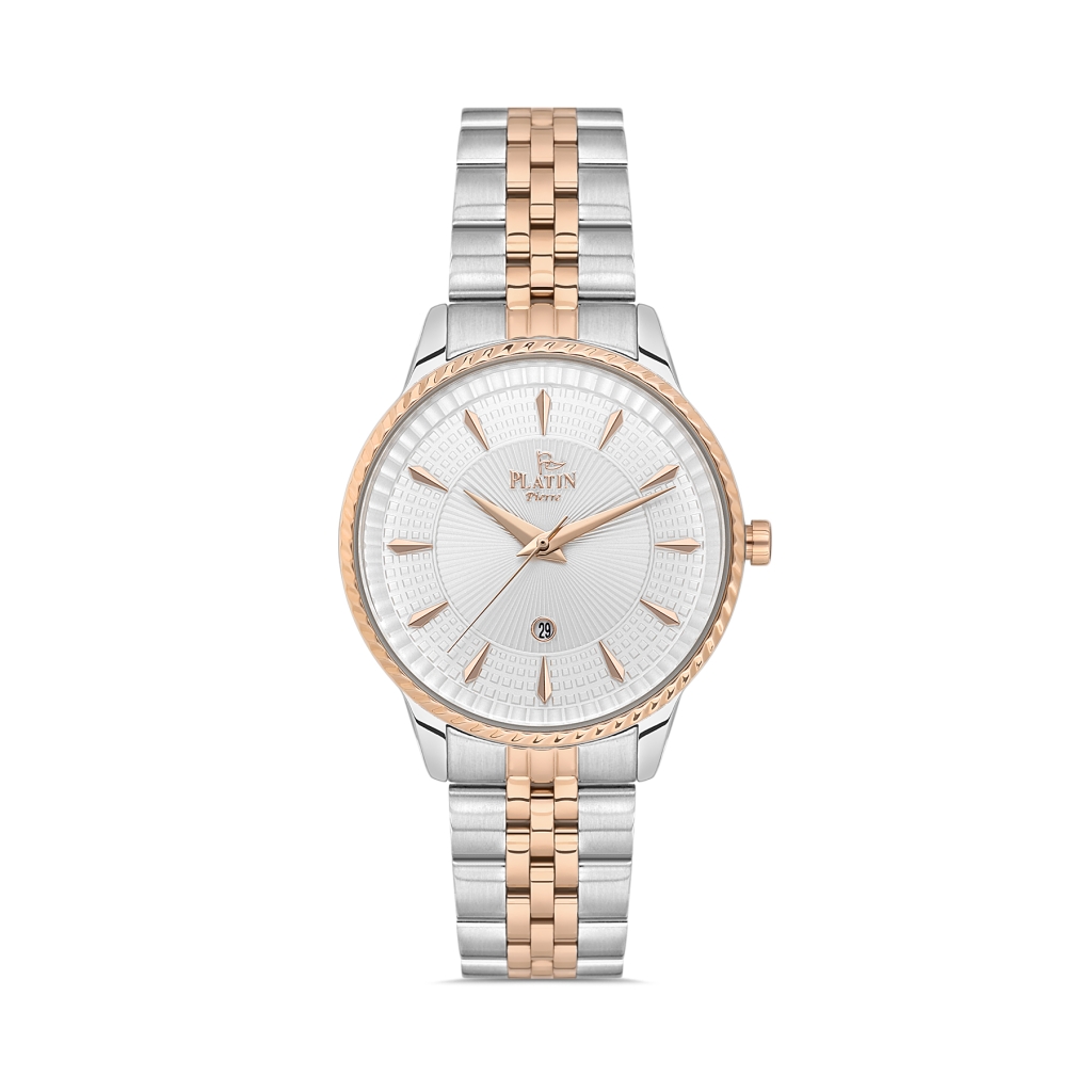 PLATİN PİERRE KADIN KOL SAATİ