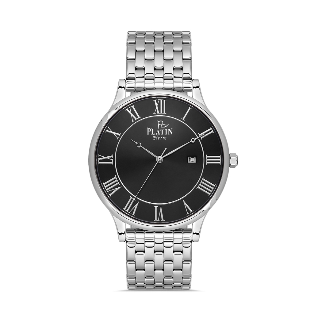 PLATİN PİERRE ERKEK KOL SAATİ