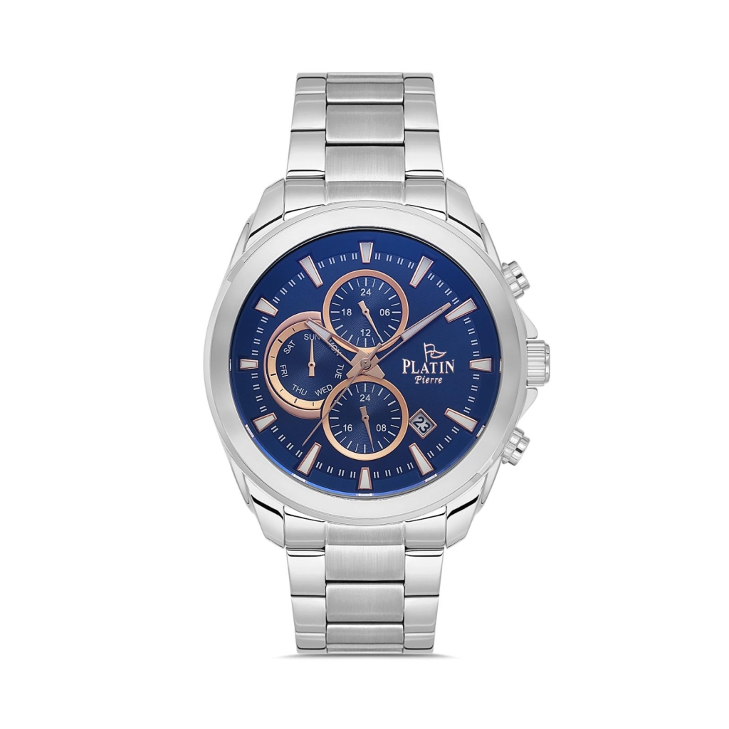 PLATİN PİERRE ERKEK KOL SAATİ