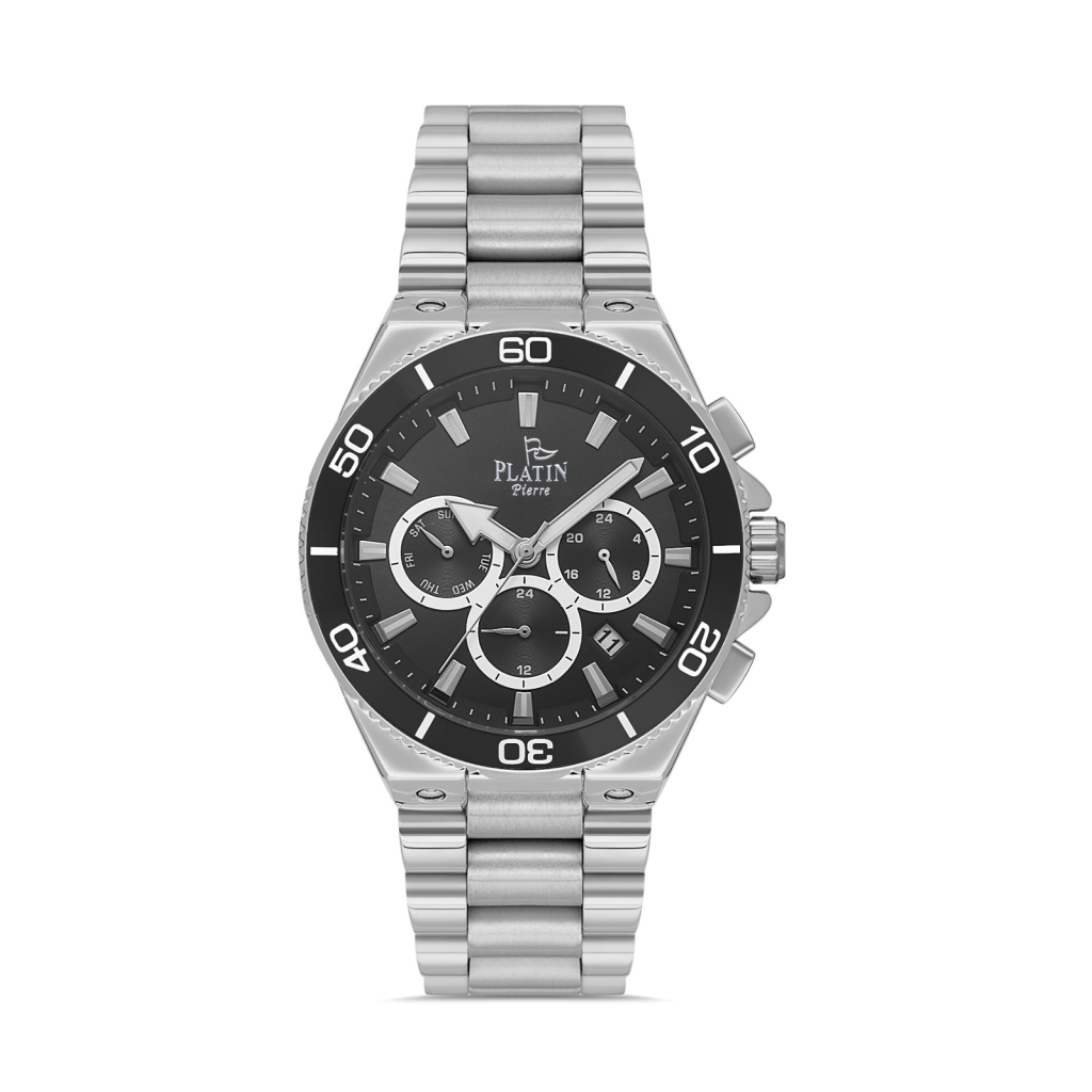PLATİN PİERRE ERKEK KOL SAATİ