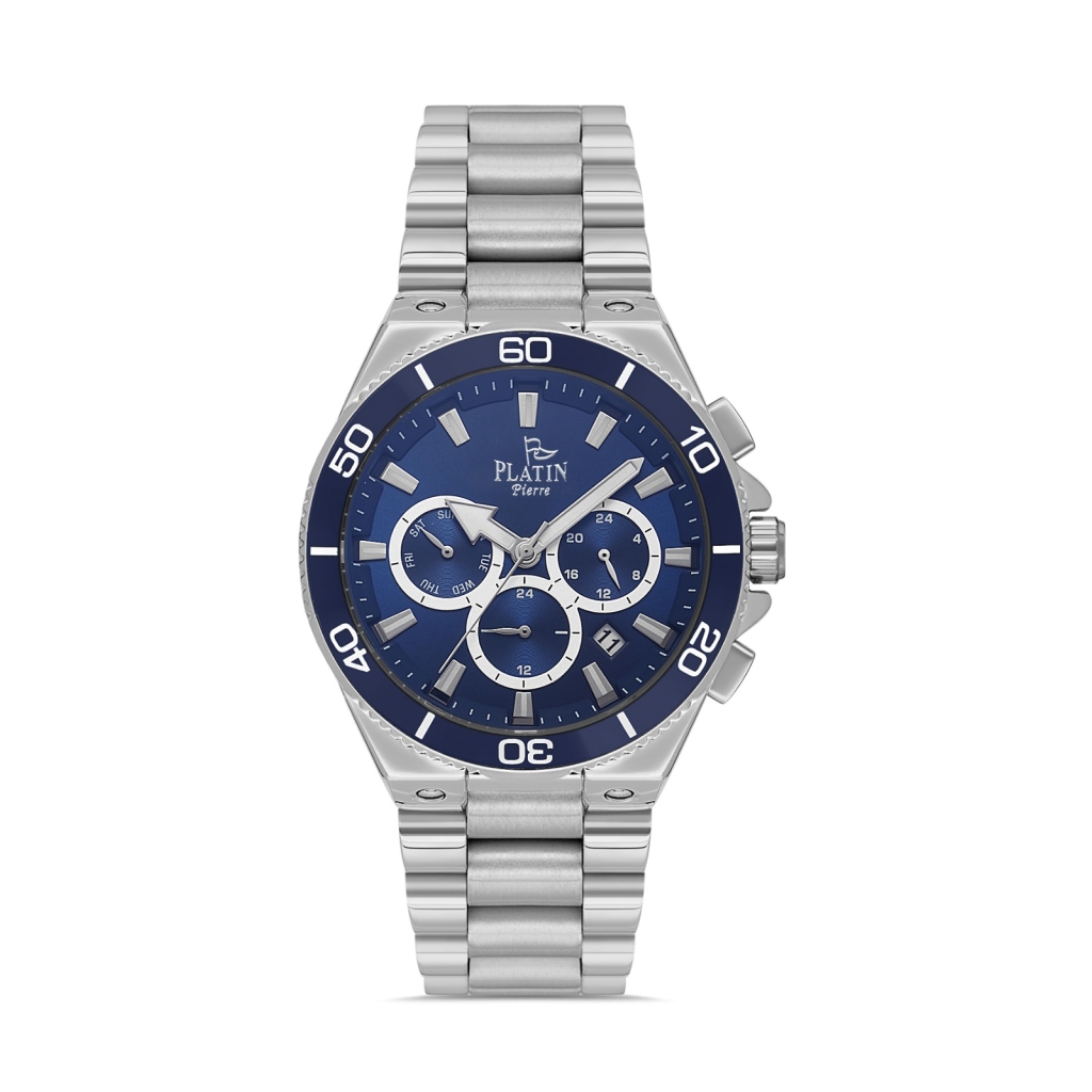 PLATİN PİERRE ERKEK KOL SAATİ