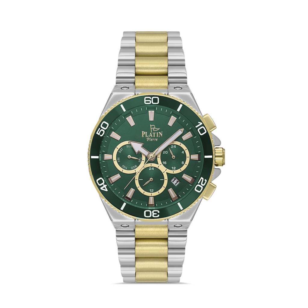 PLATİN PİERRE ERKEK KOL SAATİ