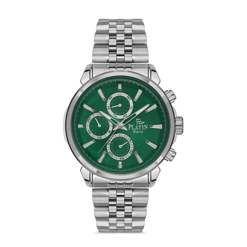 PLATİN PİERRE ERKEK KOL SAATİ
