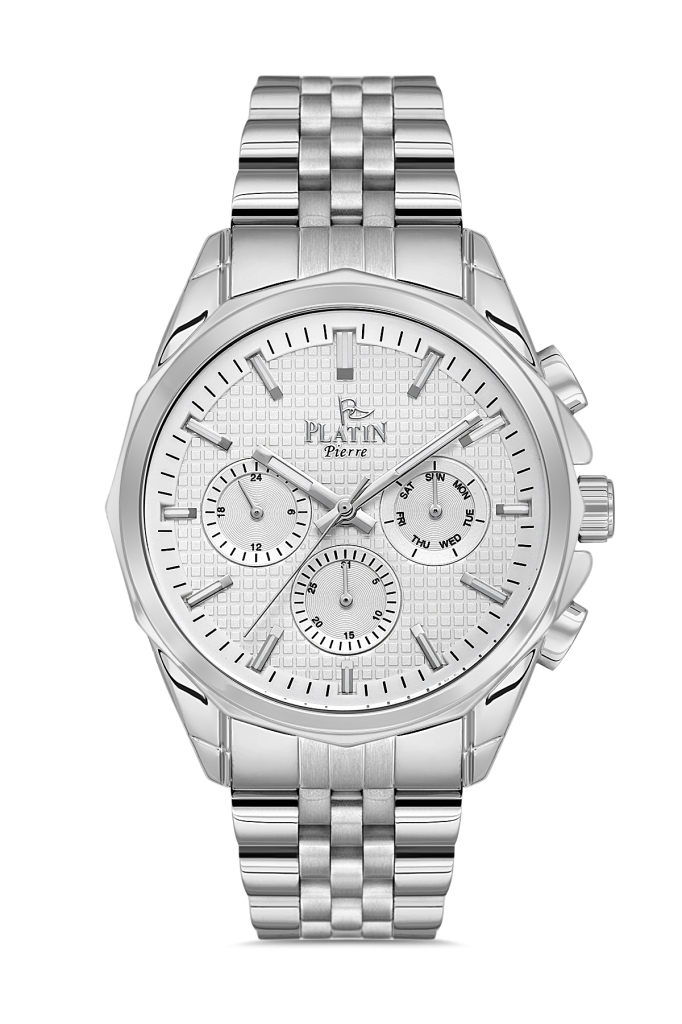 PLATİN PİERRE ERKEK KOL SAATİ