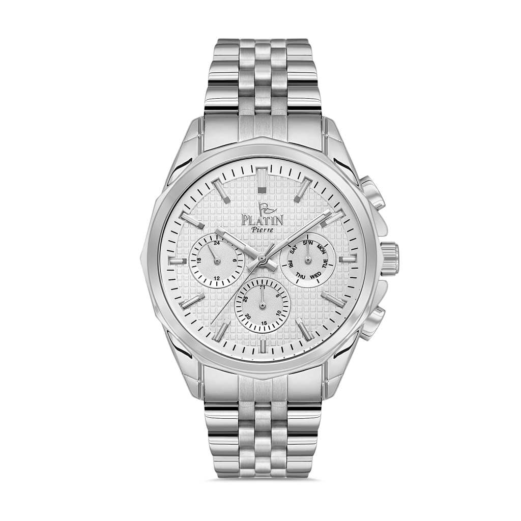PLATİN PİERRE ERKEK KOL SAATİ